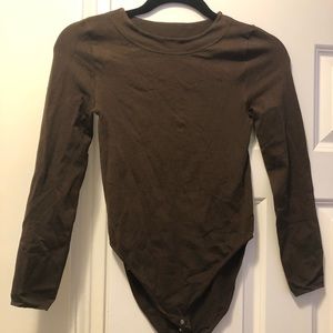 Wolford brown small body suit